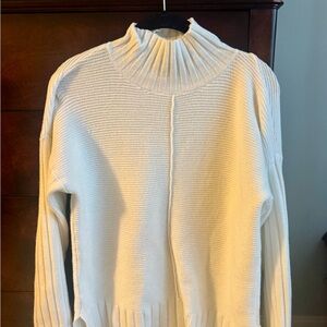 Crown & Ivy Cream Turtleneck Sweater